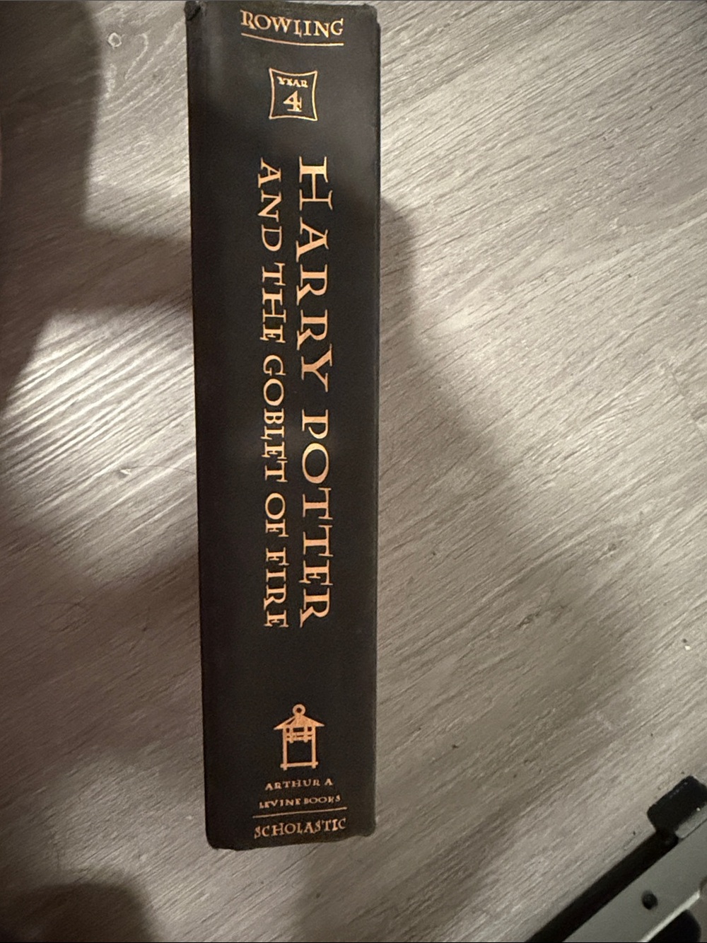 Scholastic Black Hardcover Harry Potter and the Goblet of Fire
